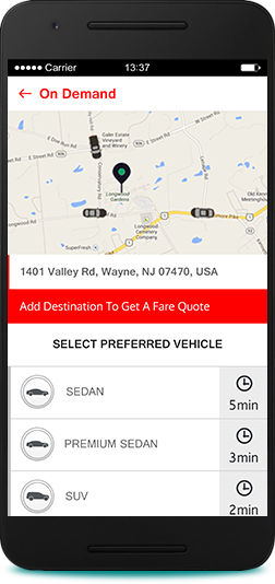 LimoAlliance Software Mobileapp Features